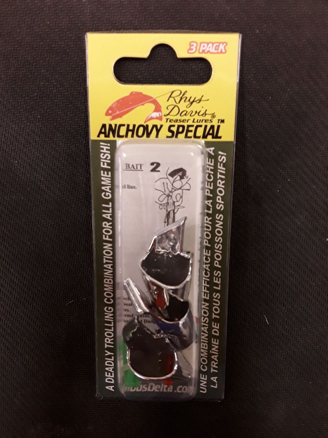 Rhys Davis Anchovy Spec 3pk, Color: Chrome