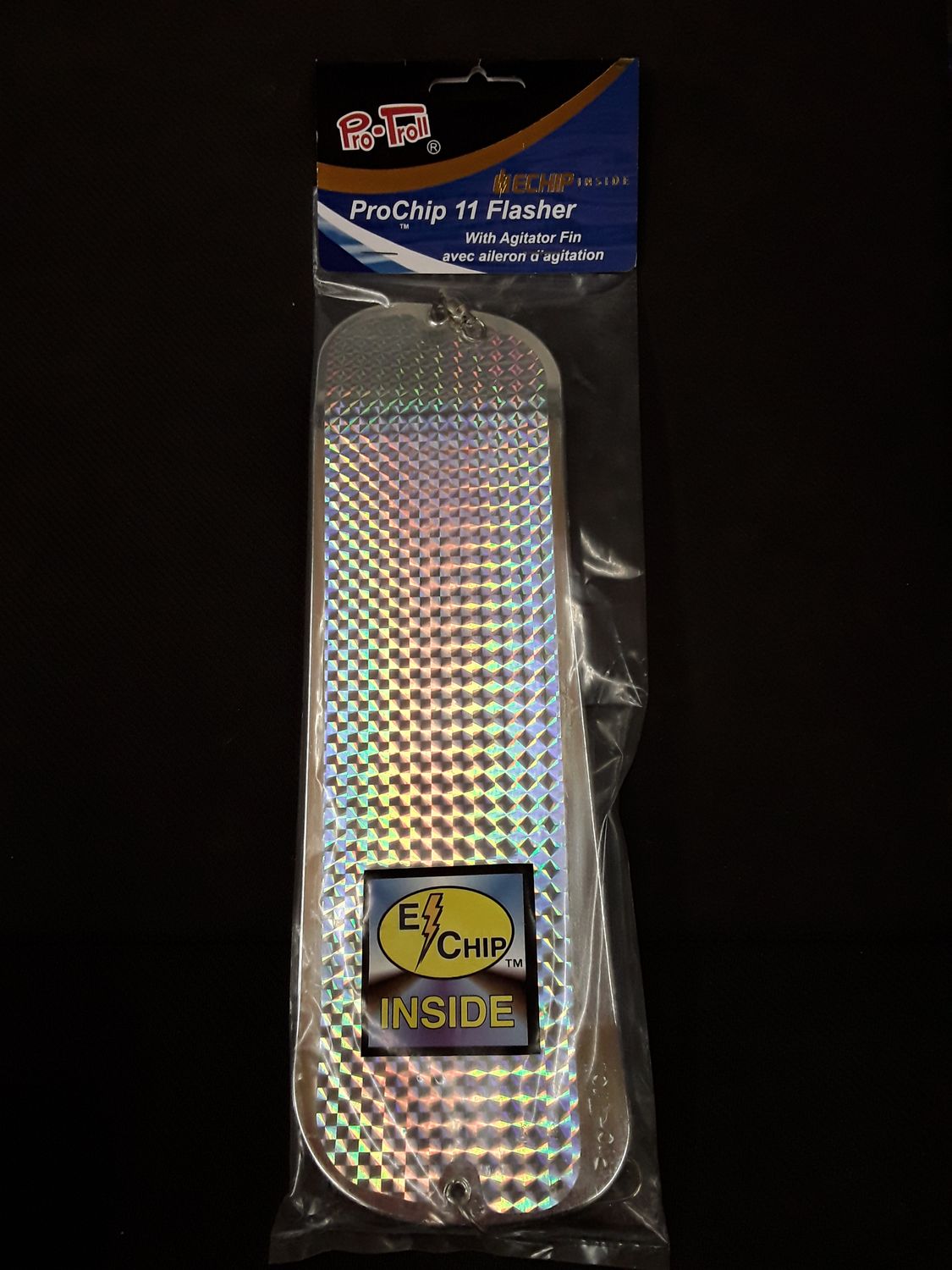 Pro-Troll Pro-Chip Flasher 11", Color: Chrm