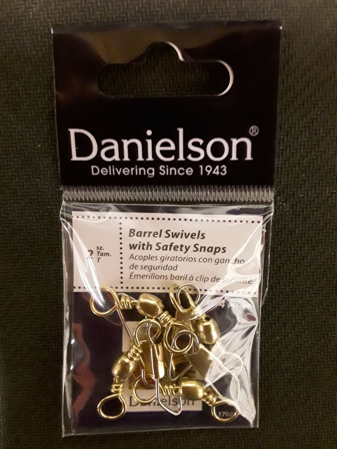Danielson SNAP SWIVELS SZ 2 4pk