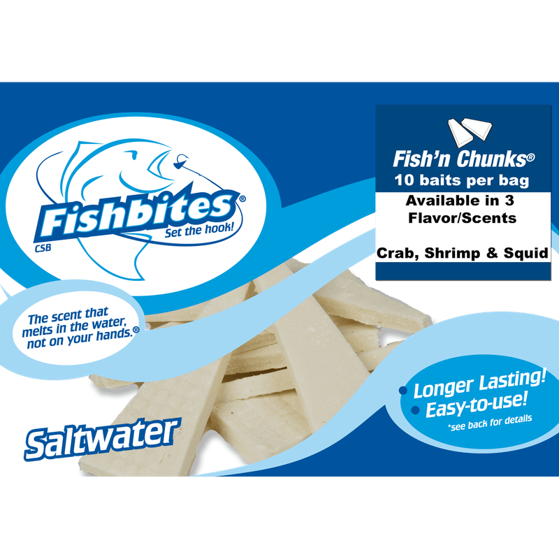 Fishbites Fish'n Chunks - Crab - Long Lasting