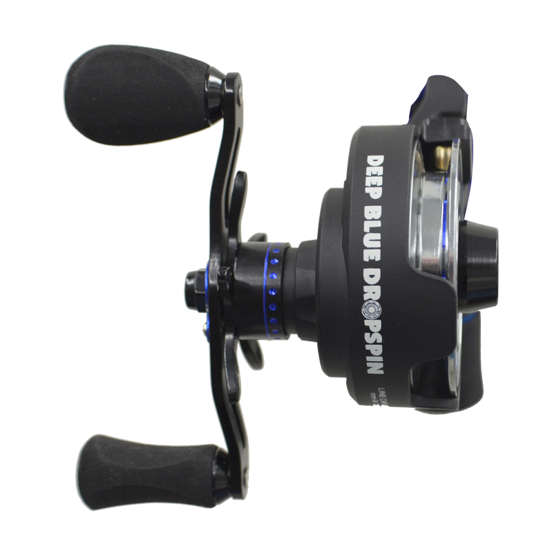 HT Deep Blue Drop Ice Fishing Fly Reel