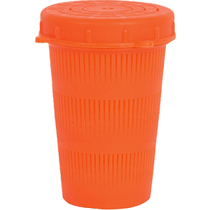 Scotty Vented Crab Diner Bait Jar w/ Lid 1lt Fluorescent Red 677