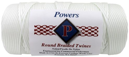 Everson Twine Braided White 2lb , Size: #60