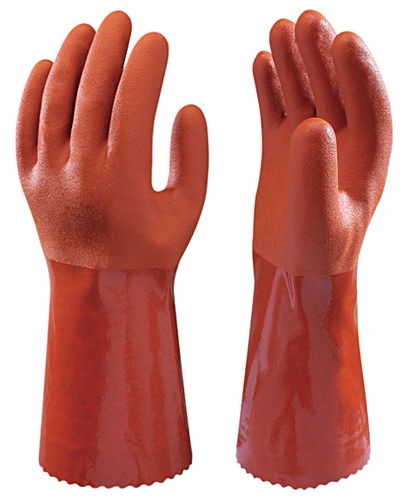 Atlas Glove 620 Orange PVC 12pk / per dozen, Size: S