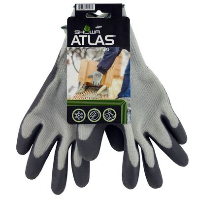 Atlas Glove 451 Thermal Gray Palm 1pr