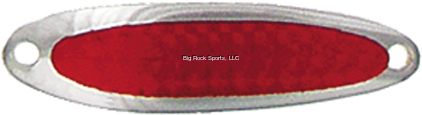 Luhr-Jensen 1oz Krocodile Spoon , Color: Chrome / Red