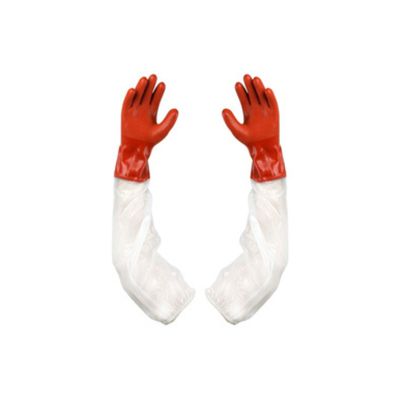 Atlas Glove 640 Long Sleeve Orange 1pr