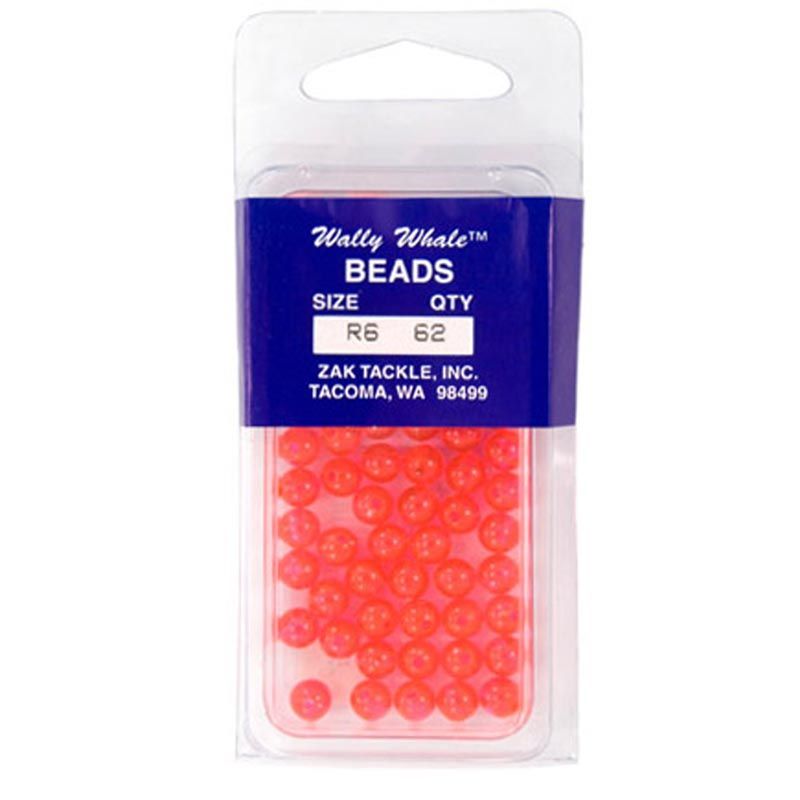 Gibbs Delta Bead Box Salmon Red, Size: 6mm 60-pk