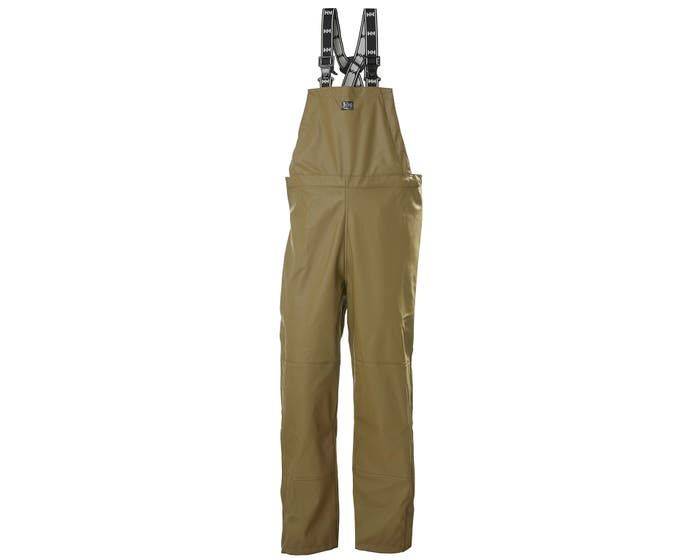 Helly Hansen Mens ImperTech Bib Green Brown, Size: XS