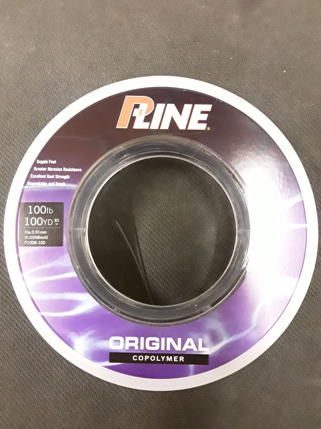 P-Line Original Leader Clear Blue, Size: 100lb