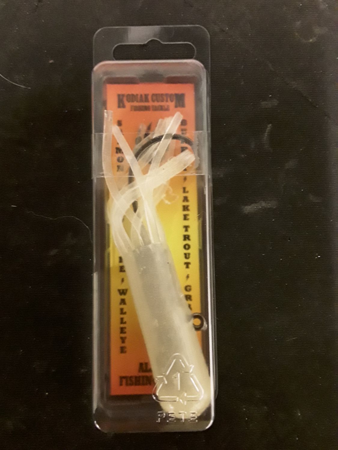 Kodiak Custom 4" Tube Jig 1oz, Color: GL, Size: 1.0oz