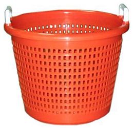 Euro Plastic Multi-Purpose Utility Basket, Color: Orange