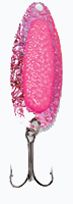 Blue Fox Pixee Spoon Metallic 1/2oz, Color: Hot Pink Fluorescent Red 71IC