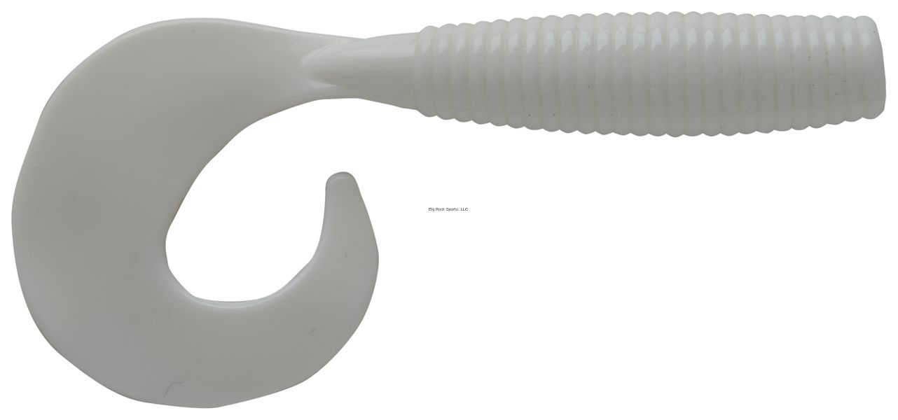 P-Line Striper Tail 6" 6pk, Color: White