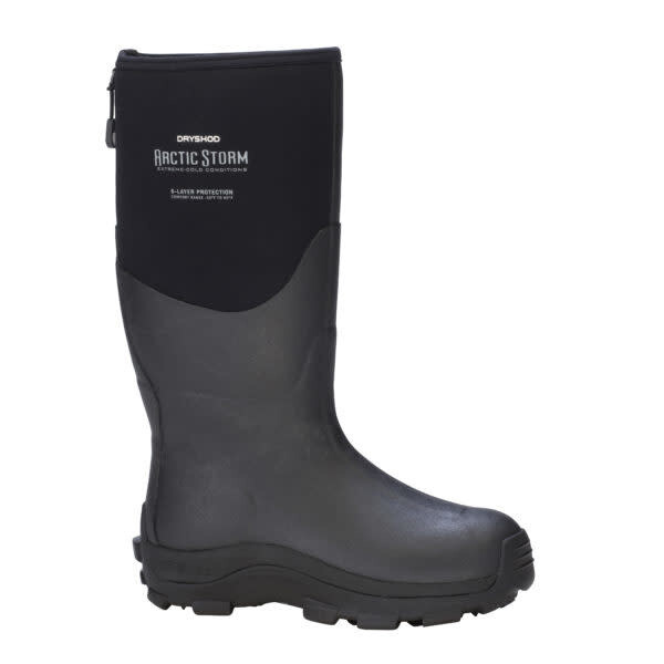 DryShod Mens Arctic Storm Boot Hi Black / Gray