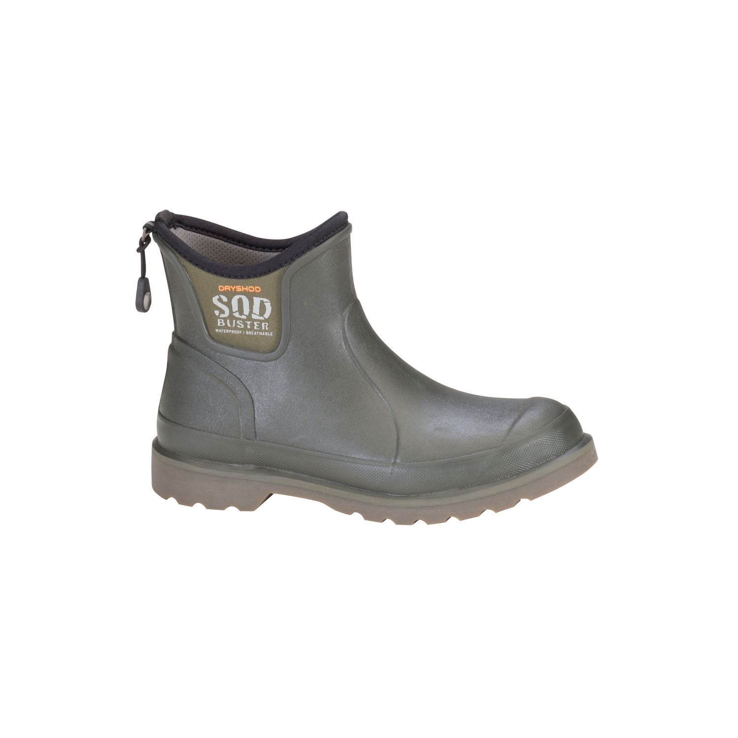 DryShod Mens Sod Buster Ankle Boot Moss / Gray, Size: 7
