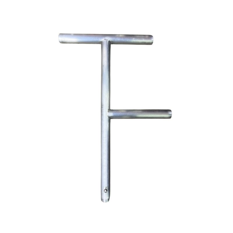 B&amp;J Dip Net Super T-Handle 20 3/4" Pole Adapter  (Fits 1 1/4" poles)