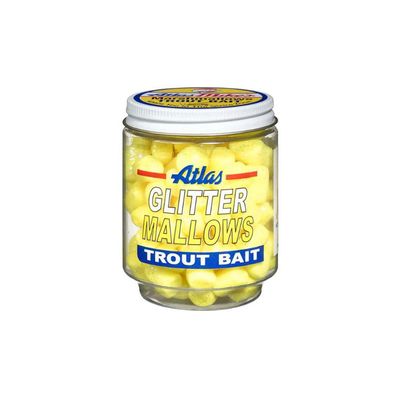 Atlas Mike's Glitter Mallows Trout Bait Yellow Cheese 1.5oz
