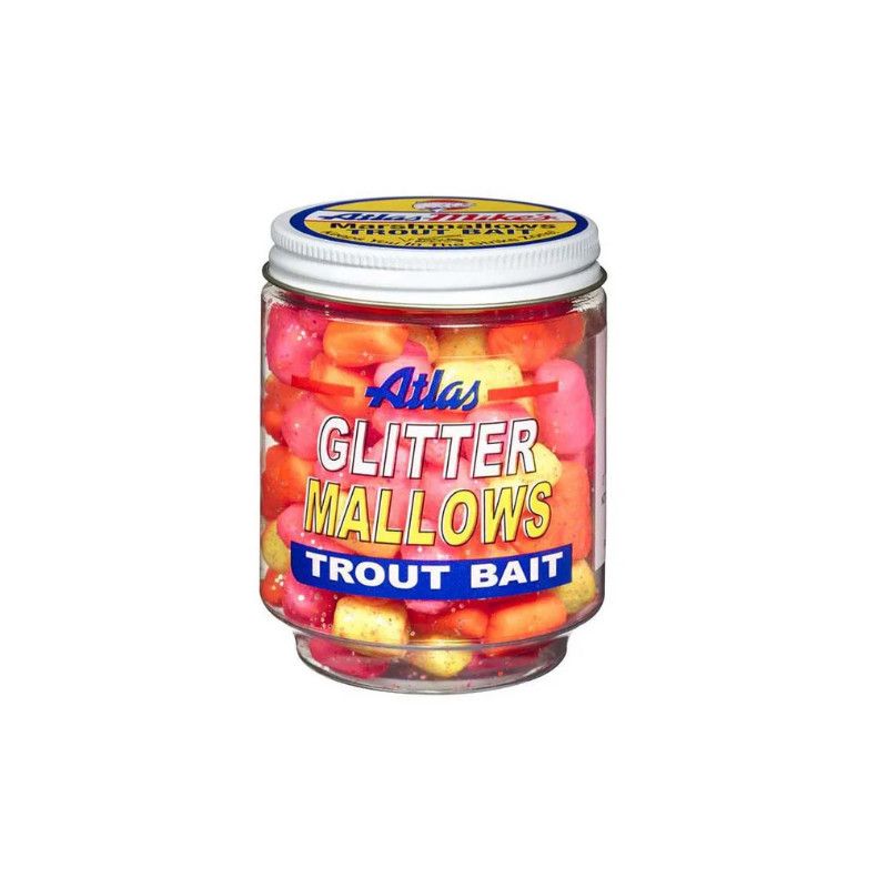 Atlas Mike's Glitter Mallows Trout Bait Assorted Cheese 1.5oz