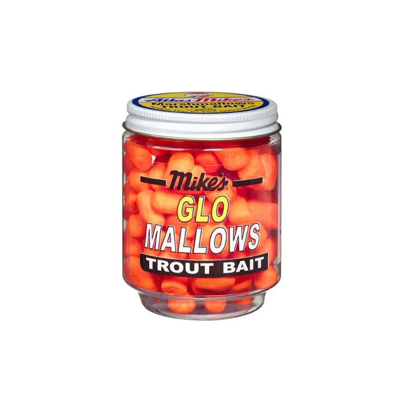 Atlas Mike's Glo Mallows Trout Bait Orange Cheese 1.5oz - 5011