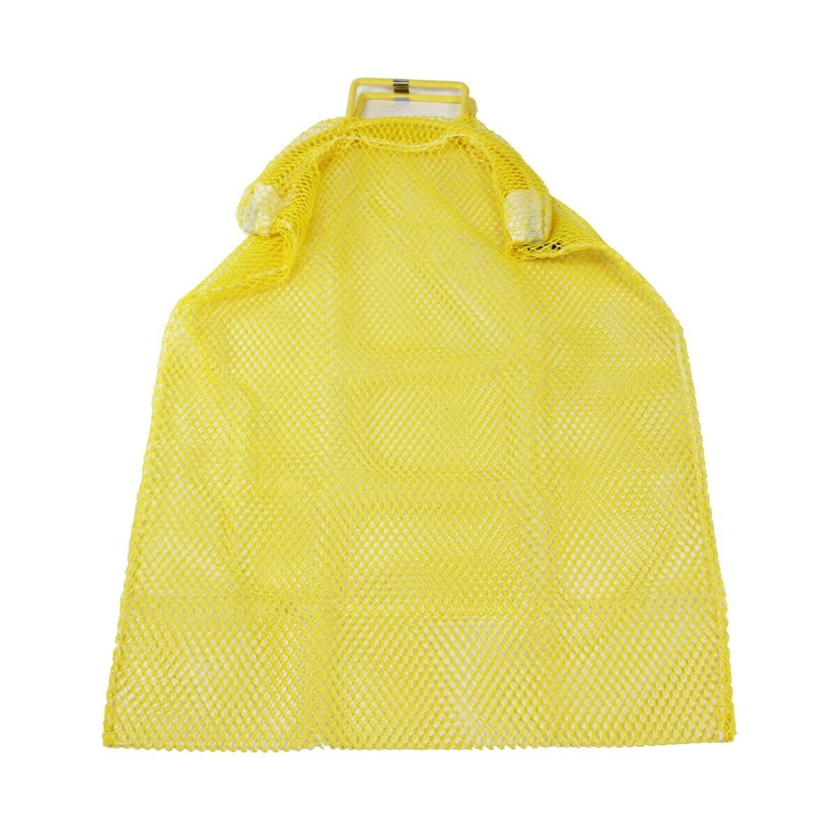 Promar Mesh Dive Game Bag w/ Stainless Clamp 12"x27" Yellow w/ Handles