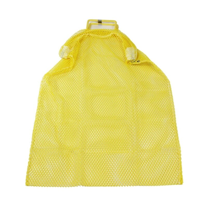Promar Mesh Dive Game Bag w/ Stainless Clamp 12"x27" Yellow w/ Handles