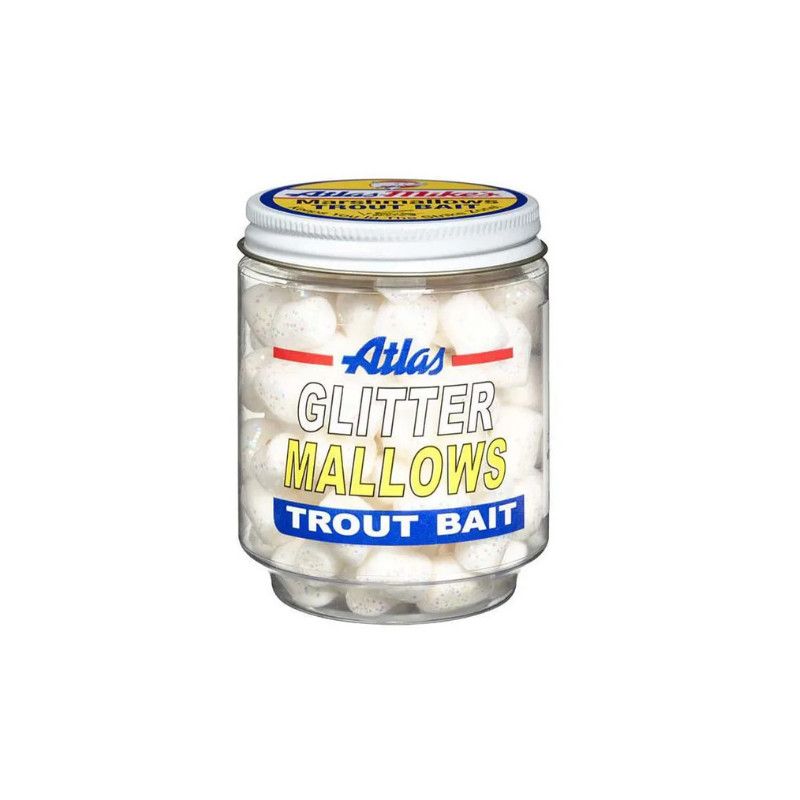Atlas Mike's Glitter Mallows Trout Bait White Anise 1.5oz