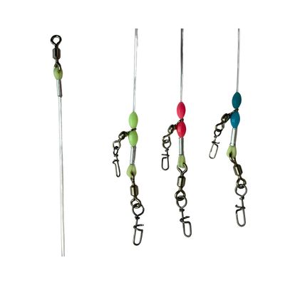 B&amp;J Basic Collection Halibut Sinker Slide 48" Assorted Bead
