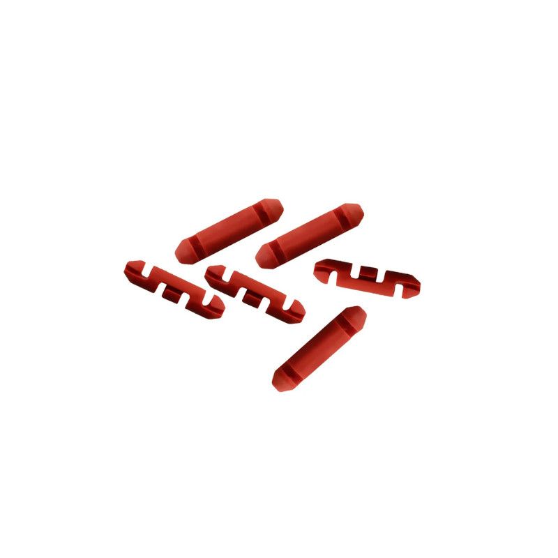 Scotty Stopper Beads for Braided Line Red 6pk 2008
