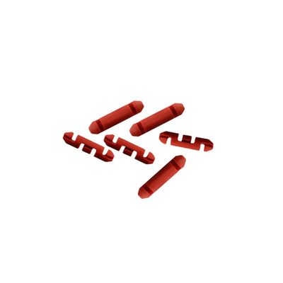 Scotty Stopper Beads for Braided Line Red 6pk 2008