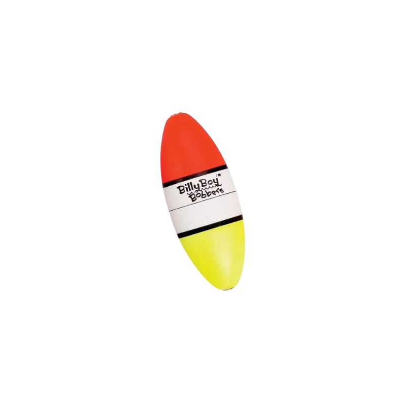 Billy Boy 050 Oval Slip Foam Floats w/ Bobber Stop &amp; Bead 5" Multistripe