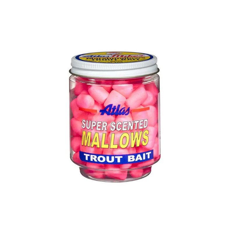 Atlas Mike's Super Scented Mallows Trout Bait Pink Shrimp 1.5oz -30035