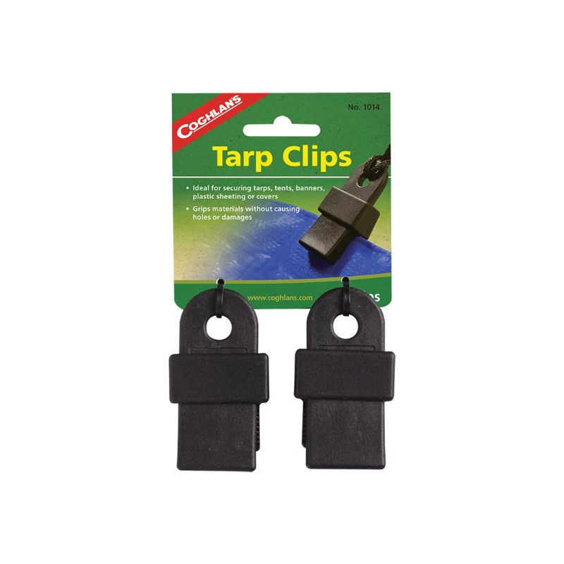 Coghlan's 1014 Tarp Clips Pressure Gripping Heavy Duty 2pk