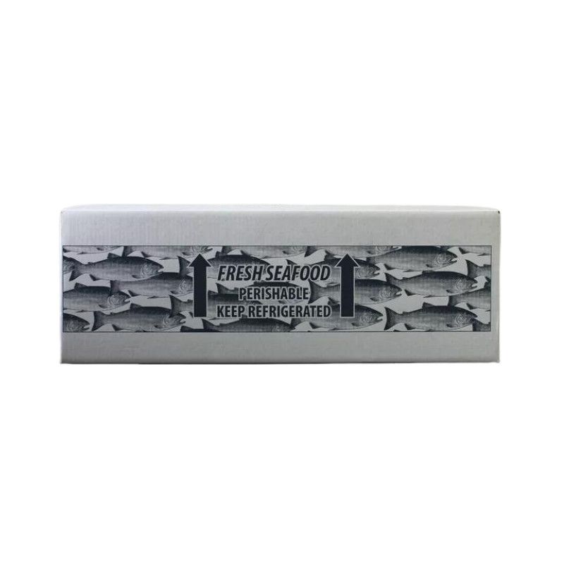 AK Packaging Fish Shipping Box w/ Styrofoam Cooler 50lb (12"W x 34"L  x 14"H) - Airline Certified