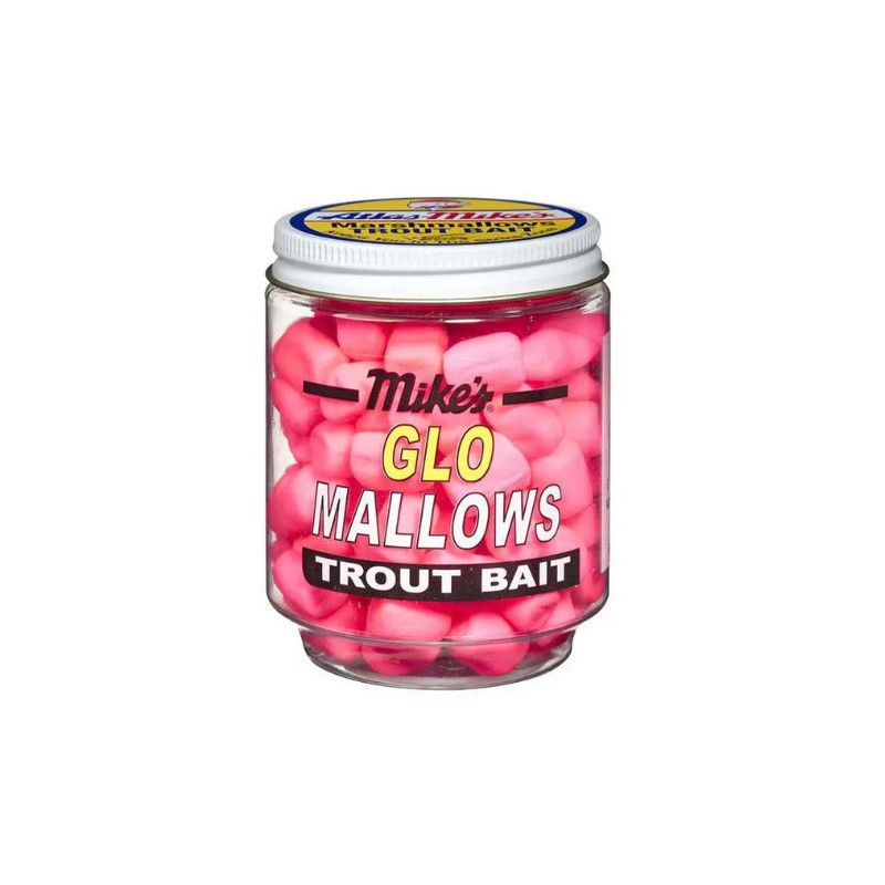 Atlas Mike's Glo Mallows Trout Bait Pink Garlic 1.5oz - 5012