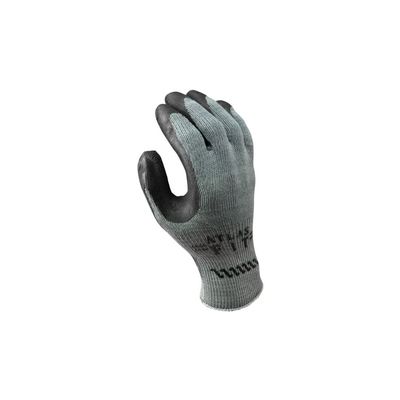Atlas Glove 300 Work Glove Latex Palm Black 1pr Small