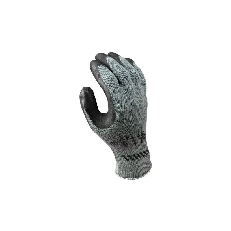 Atlas Glove 300 Work Glove Latex Palm Black 1pr Small