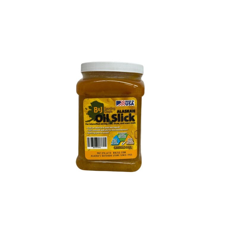 B&amp;J Baits Alaskan Oil Slick Crystals 6lb