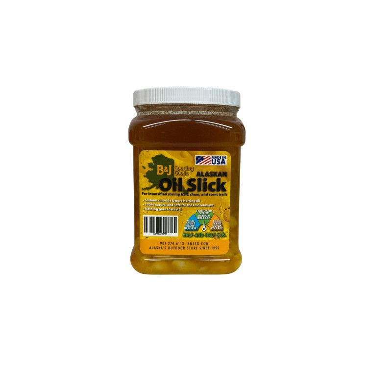 B&amp;J Baits Alaskan Oil Slick Half &amp; Half 6lb
