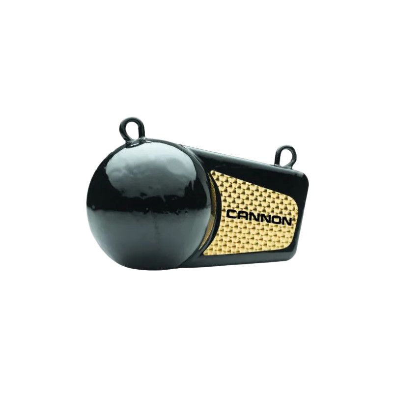Cannon Downrigger Trolling Flash Weight, Black w/ Prism Tape 12lb
