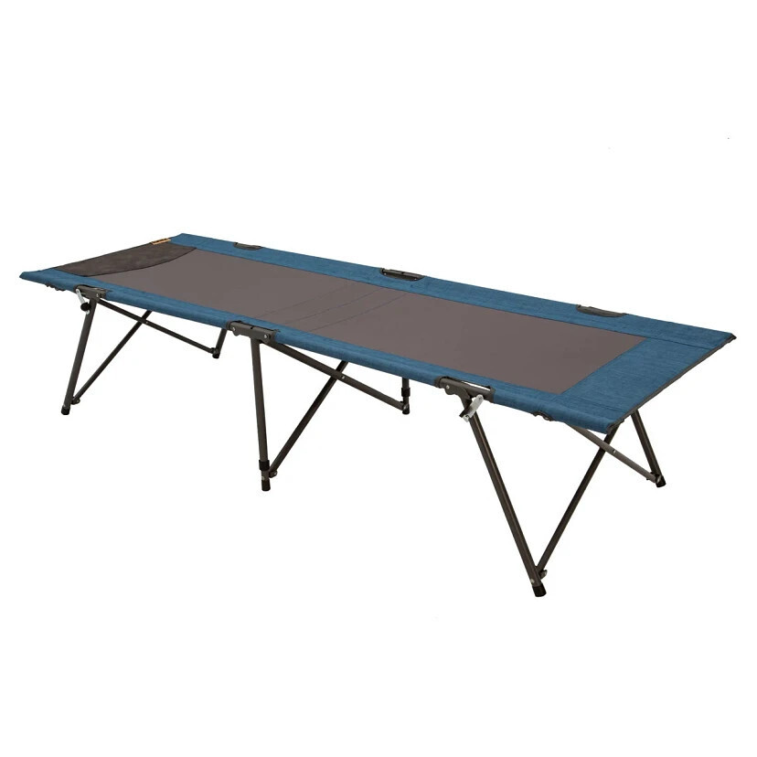 Eureka Camp Cot 300lb capacity (76" x 25 "x 17.5")  14 lb 14.4 oz  - Smoked Pearl/Deep Water