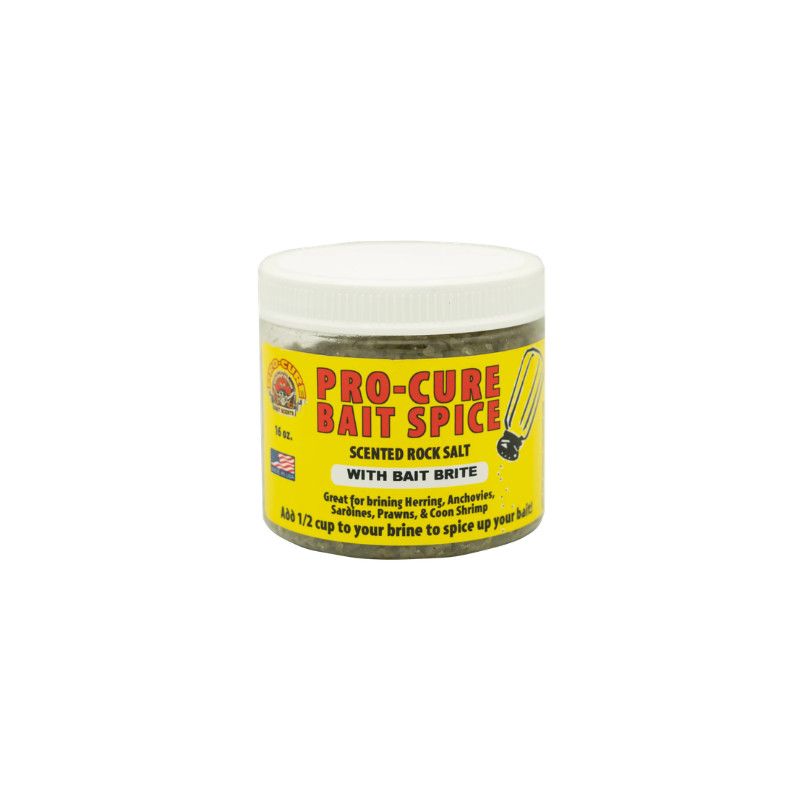 Pro-Cure Bait Spice Rock Salt w/ Bluing 16oz