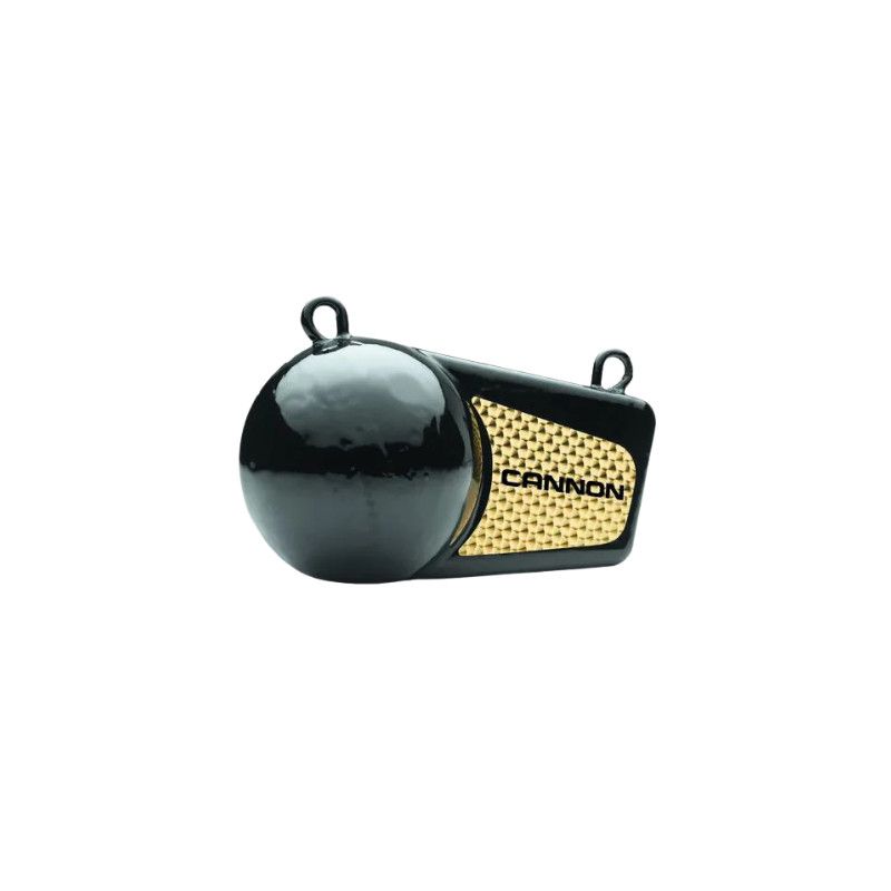 Cannon Downrigger Trolling Flash Weight, Black w/ Prism Tape 8lb