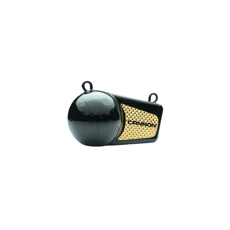 Cannon Downrigger Trolling Flash Weight, Black w/ Prism Tape 6lb