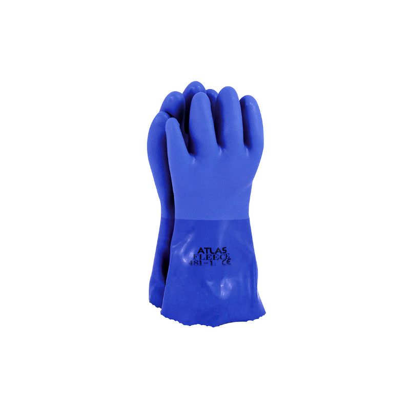 Atlas Glove 481 PVC Insulated Blue Medium