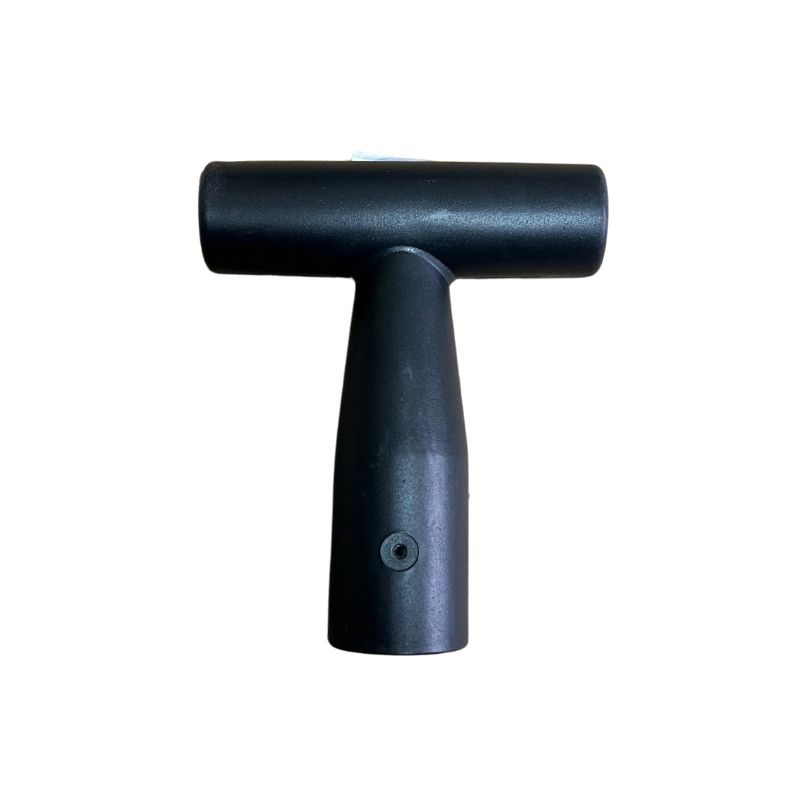 T Style Shovel Dip Net Pole Handle 5 1/4" - Black (Fits 1 1/4" poles)