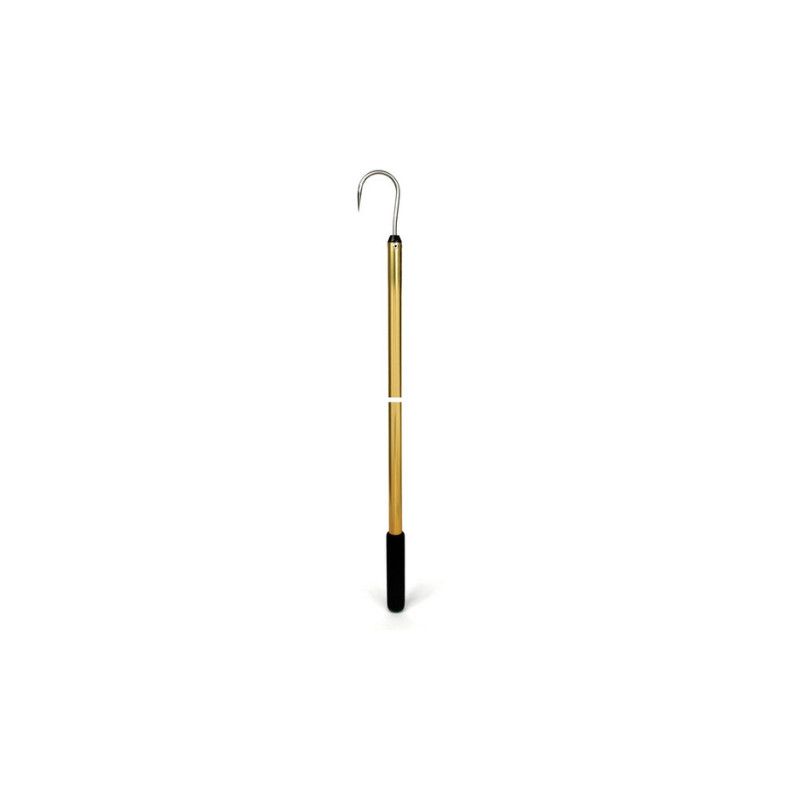 Sea Striker Gold Anodized Aluminum Gaff 3' Handle  3" Stainless Hook
