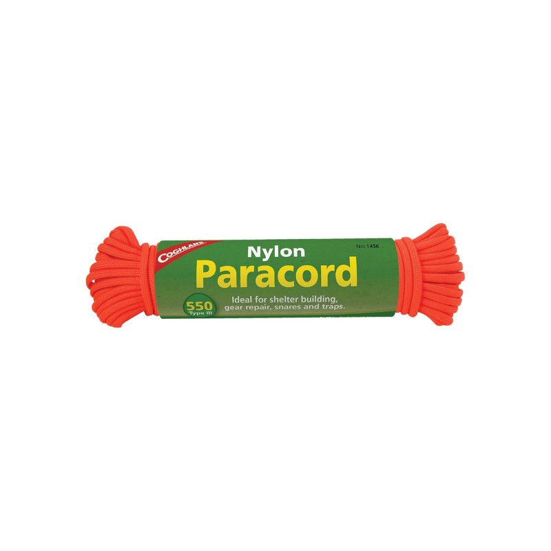 Coghlan's Paracord 50' Neon Orange 1456