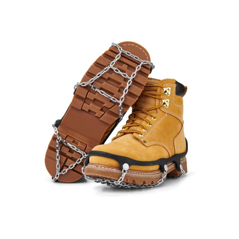 Yaktrax Chains Traction Device - Square Linked Chain  Unisex Black