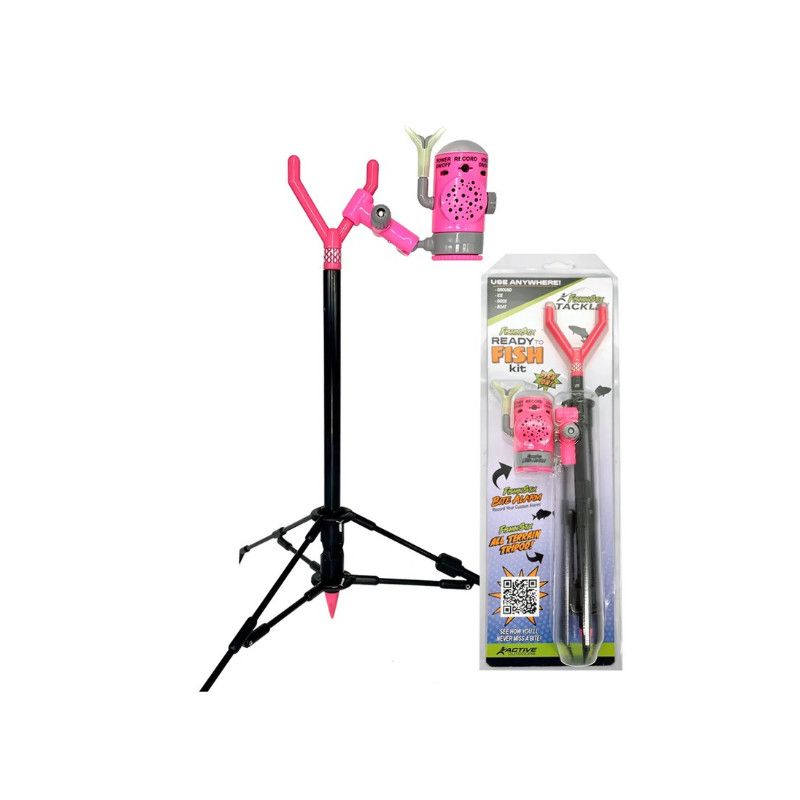 Fishin Stix Ready to Fish Kit Pink